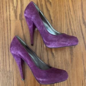 Steve Madden Plum Suede Heels